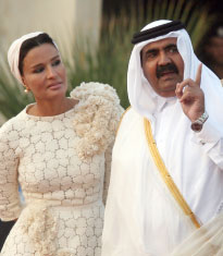  عکس   عکس سوتی خنده دار همسر امیر قطر