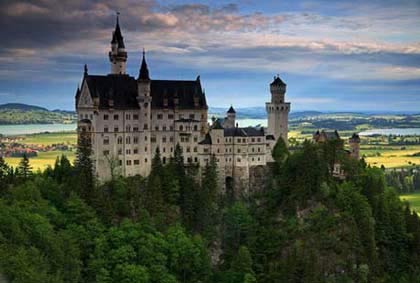 قصرNeuschwanstein در آلمان