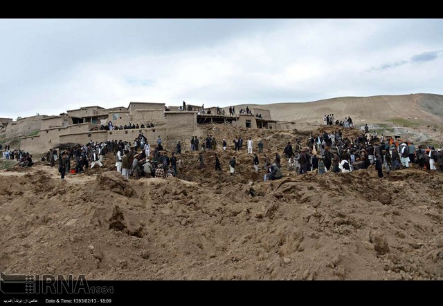 رانش زمین در افغانستان (عکس)