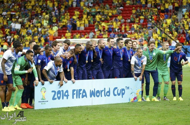 بازی برزیل - هلند (عکس)