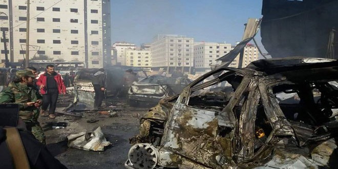 30 کشته و 40 زخمی در انفجار بمب در منطقه سیده زینب دمشق