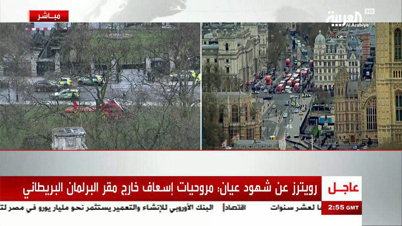 تیراندازی در نزدیکی پارلمان انگلیس/شنیده شدن صدای انفجار/  12 نفر زخمی شدند