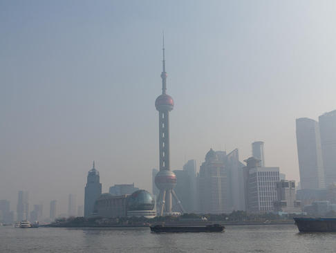آلودگی هوای شهر شانگهای به سطح بی سابقه ای رسید