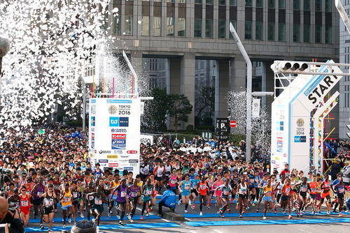 مسابقه دو ماراتن سالانه در شهر توکیو ژاپن