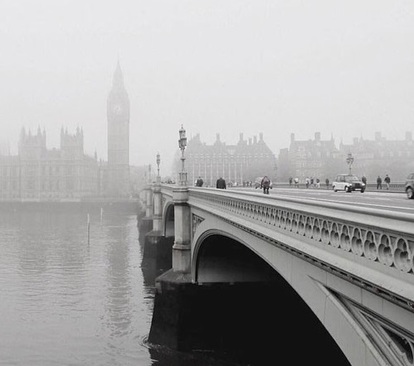 لندن در مه (عکس)