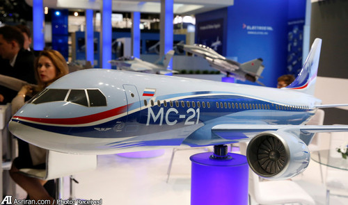 ماکت هواپیمای روسی ایرکوت (IRKUT) MC-21