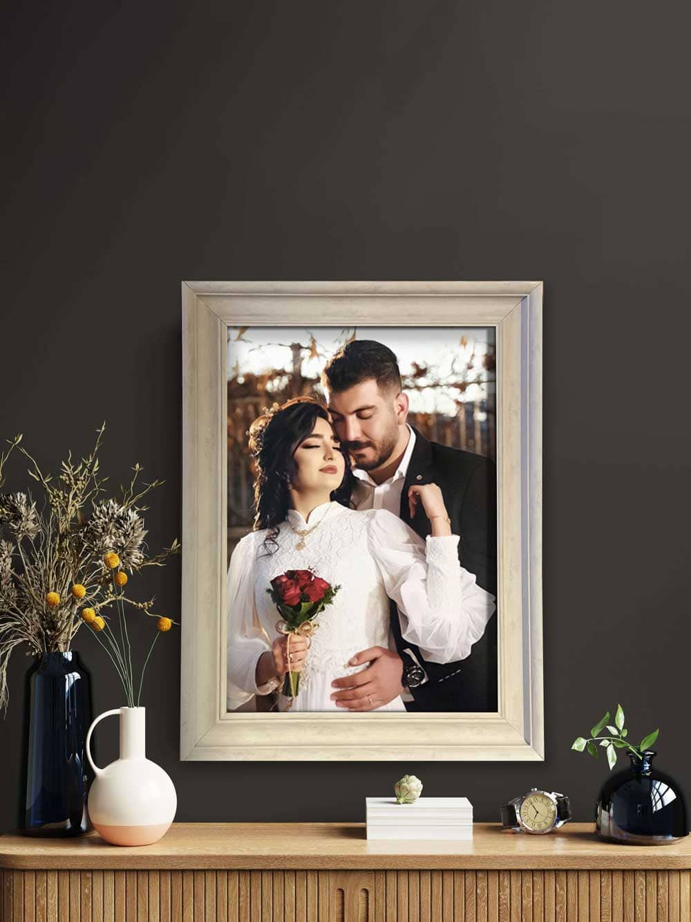 عکس عروسی روی دیوار عکس عروسی روی دیوار