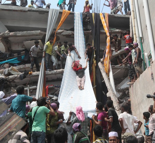 ریزش ساختمان در بنگلادش