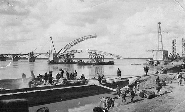 پل معروف اهواز در زمان ساخت (+عکس)