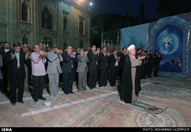 دیدار اصحاب رسانه با هاشمی رفسنجانی (عکس)