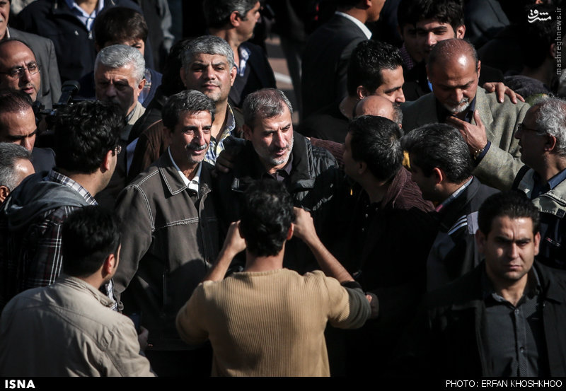 احمدی مقدم،دایی و مایلی کهن در تشییع مظلومی(عکس)