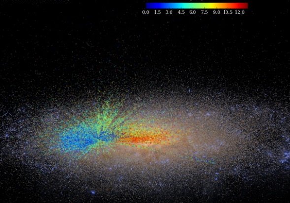 نخستین نقشه کامل عمر کهکشان راه شیری تهیه شد