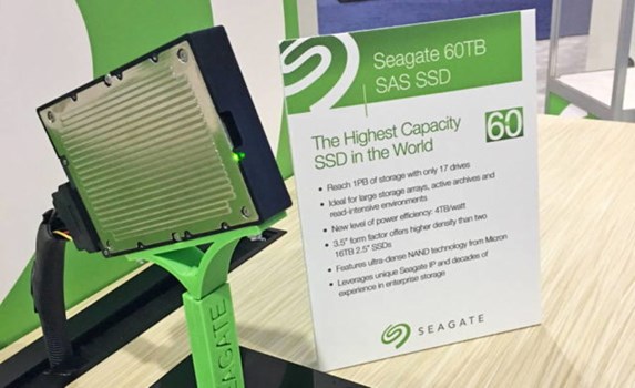 Seagate حافظه SSD با ظرفیت 60 ترابایت معرفی کرد