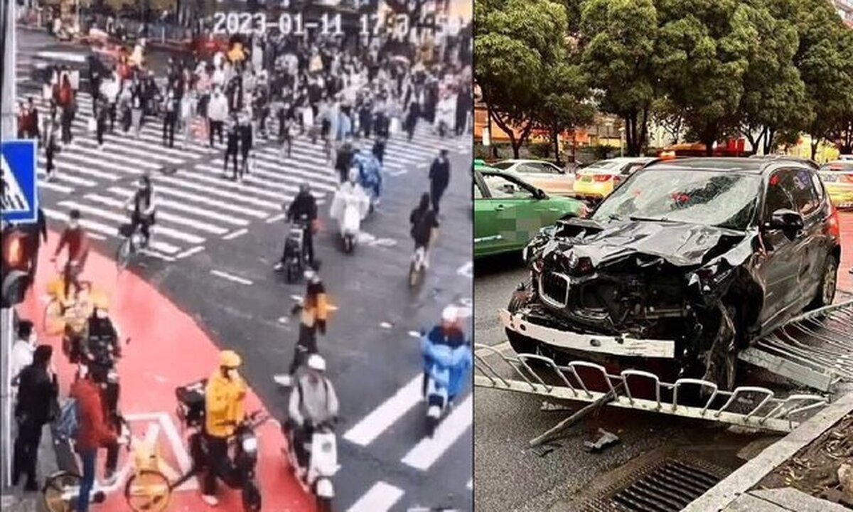 ۵ کشته و ۱۳ زخمی در پی برخورد خودرو با جمعیت در چین