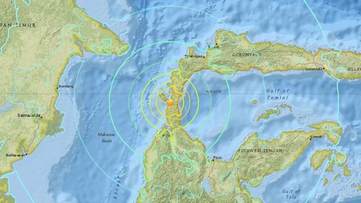 وقوع زلزله شدید در اندونزی