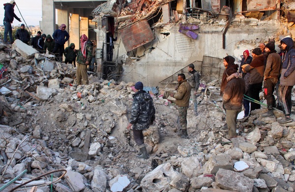 زلزله ترکیه و سوریه