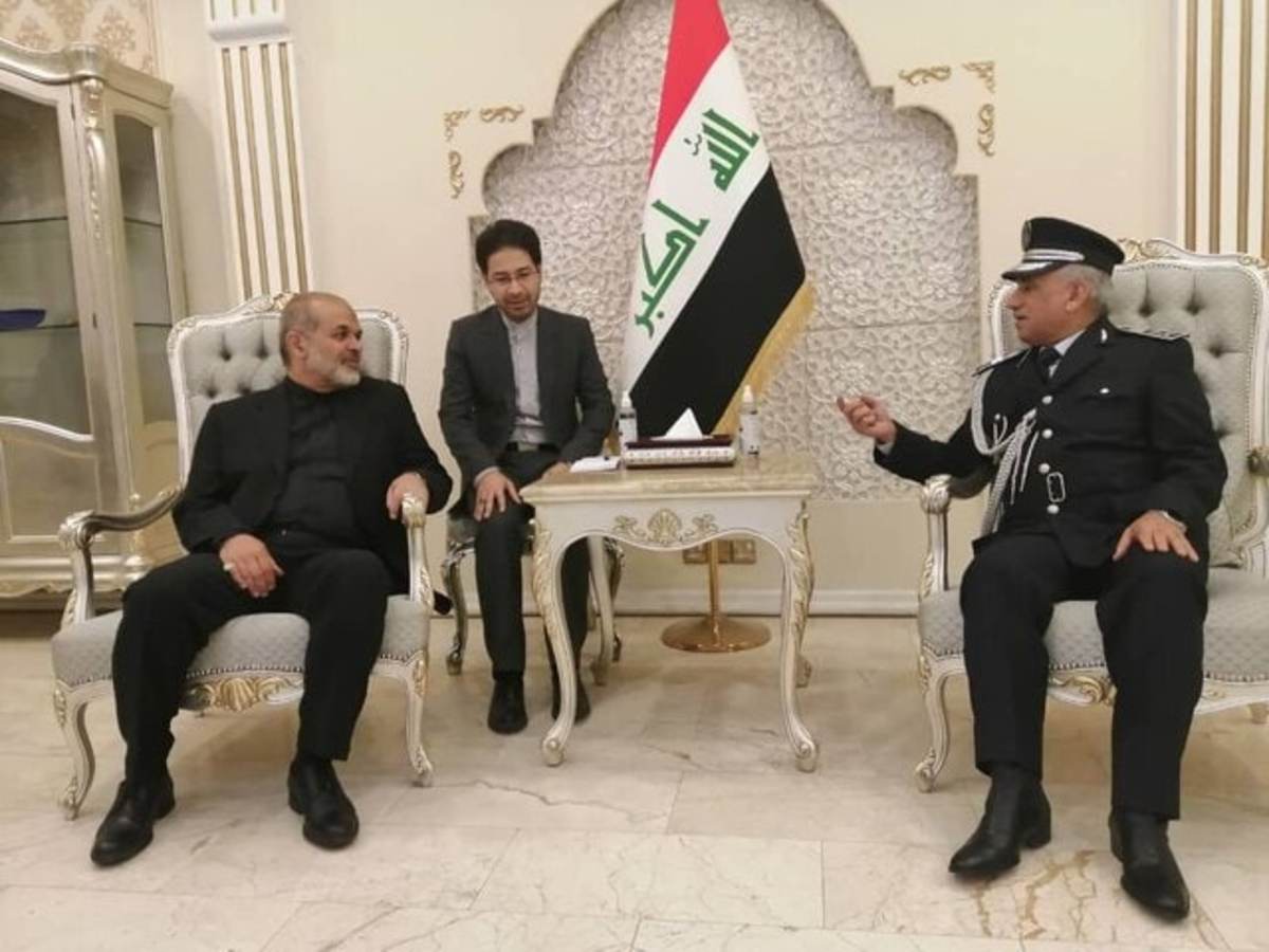 ورود وزیر کشور به بغداد