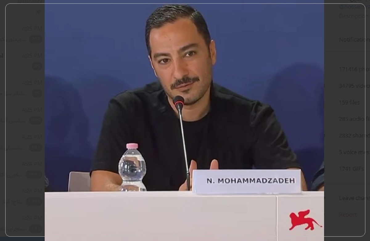 ببینید| نوید محمدزاده در جشنواره ونیز: درباره ممنوع‌الکاری چیز رسمی به من اعلام نشده