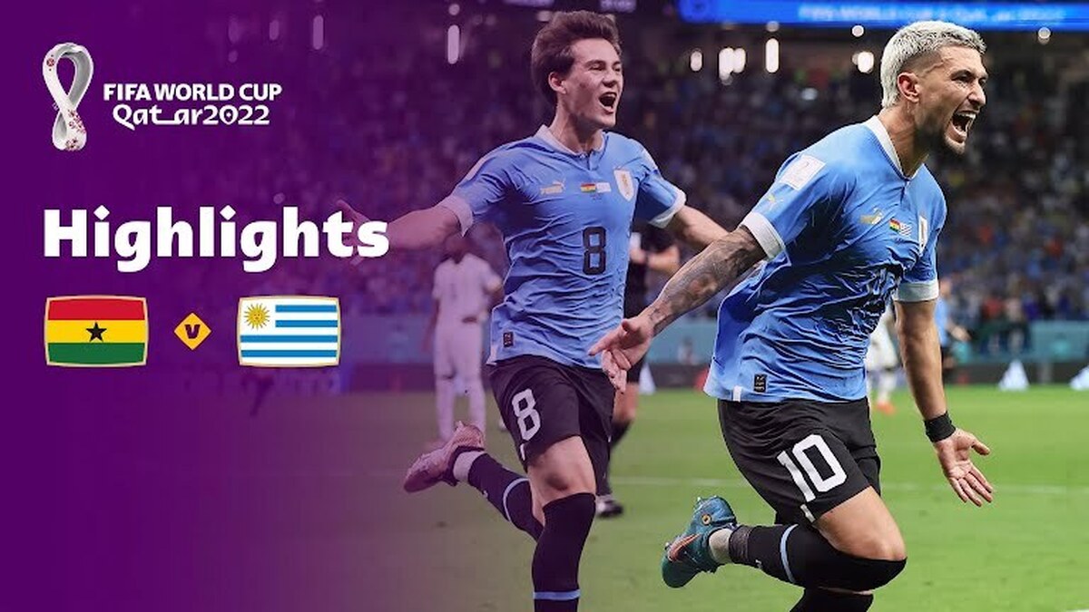 ببینید | خلاصه بازی اروگوئه ۲ - ۰ غنا / وداع یاران سوارز با جام
