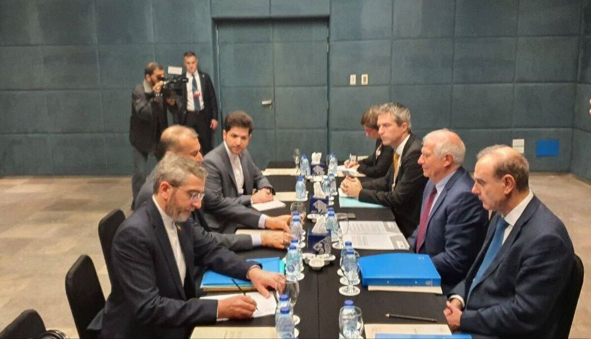 دیدار وزیر خارجه ایران با مسئول سیاست خارجی اتحادیه اروپا