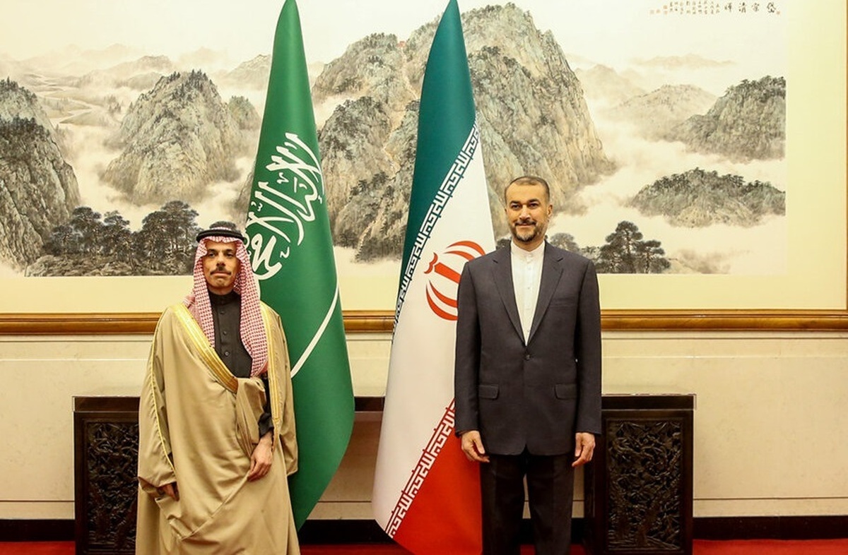 دیدار وزیران خارجه ایران و سعودی در چین (+عکس) / توافق ازسرگیری پروازها، صدور ویزا و حج عمره