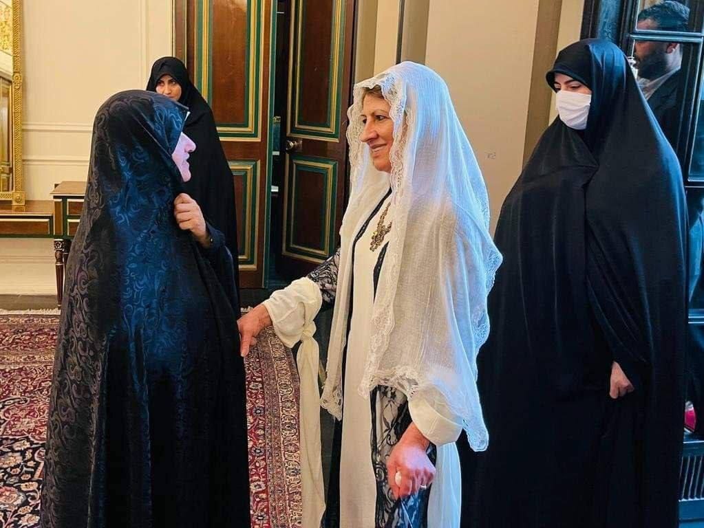 دیدار همسران رئیسی و رئیس جمهوری عراق