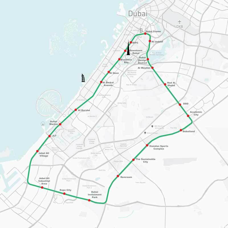 لوپ؛ بزرگراه شهری هوشمند و پایدار در دبی که 100 درصد از انرژی تجدیدپذیر نیرو می گیرد