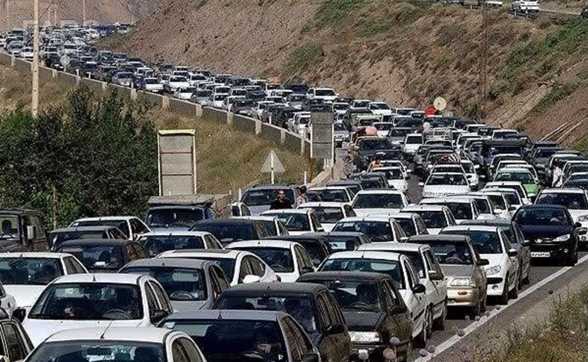 ترافیک سنگین در جاده های کندوان و هراز