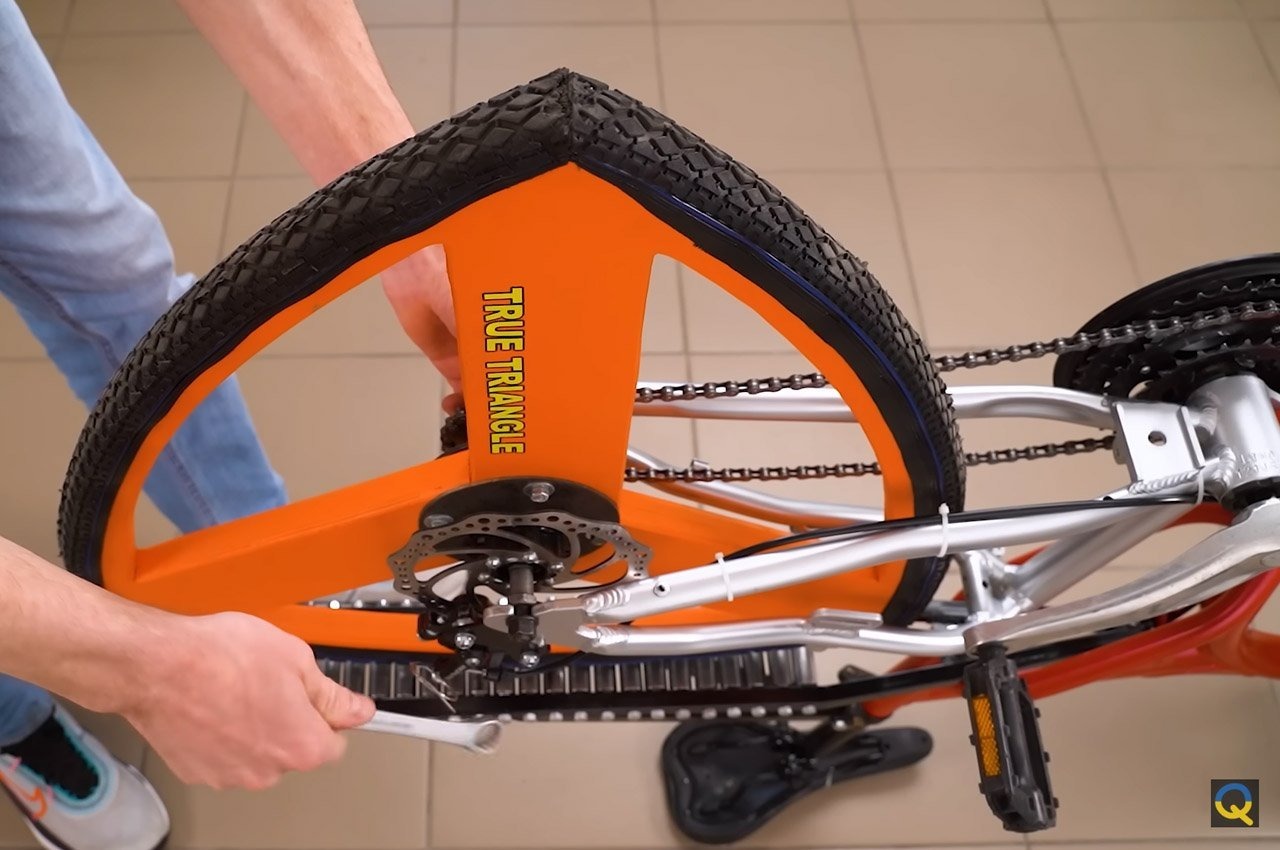 دوچرخه چرخ مثلثی؛ راحت برای سواری و کاربردی