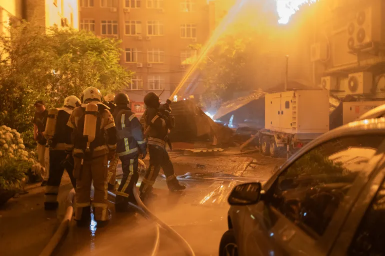 حملات هوایی روسیه به پایتخت اوکراین حملات هوایی روسیه به پایتخت اوکراین